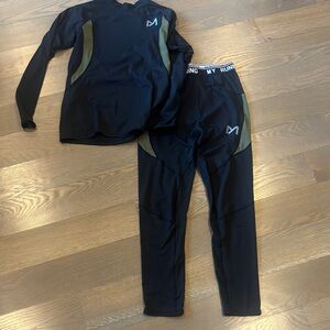 Men’s mid weight base layer set size Medium Long John’s